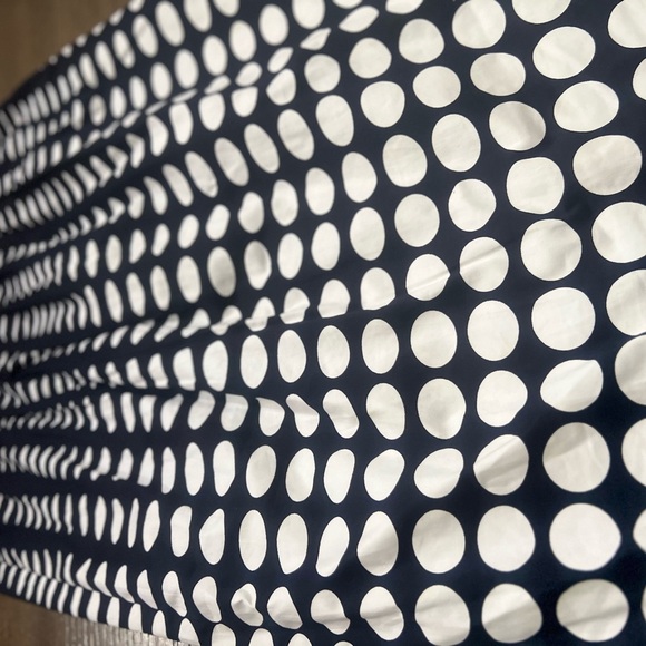 J. Crew Navy and White Polka Dot Skirt - Picture 4 of 4